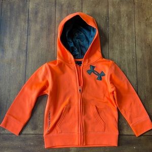 3t Orange Under Armour full zip.